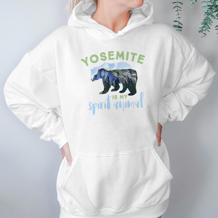 Yosemite National Park Half Dome Bear Hoodie Gifts for Women