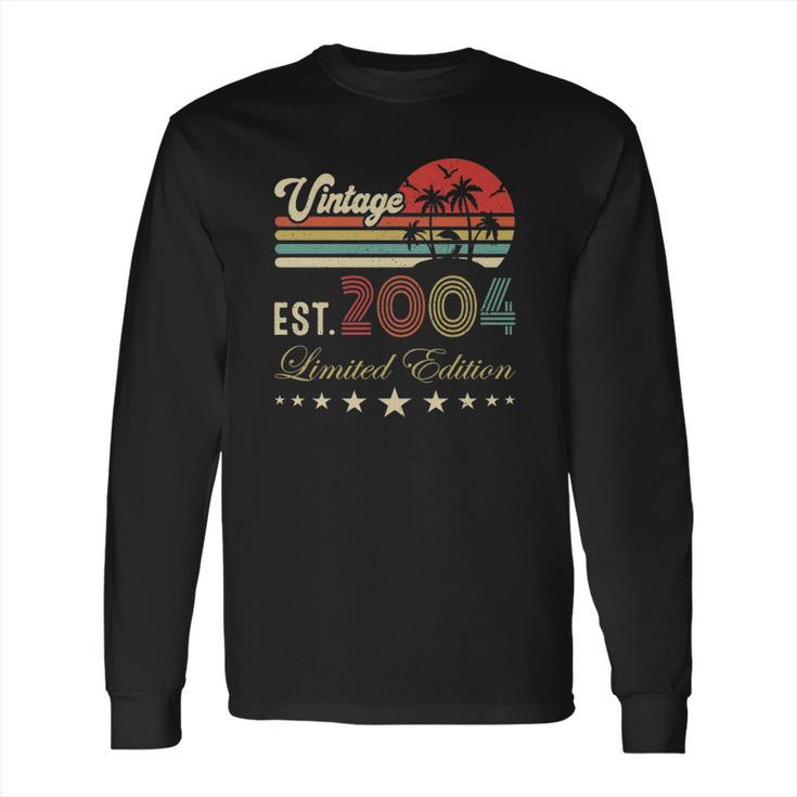 18Th Birthday Vintage Limited Edition 18 Birthday Long Sleeve T-Shirt