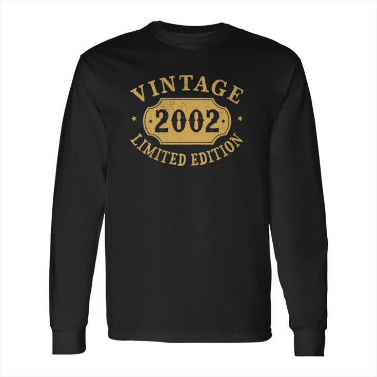 19 Years Old 19Th Birthday Anniversary Gift Limited 2002 Ver2 Long Sleeve T-Shirt