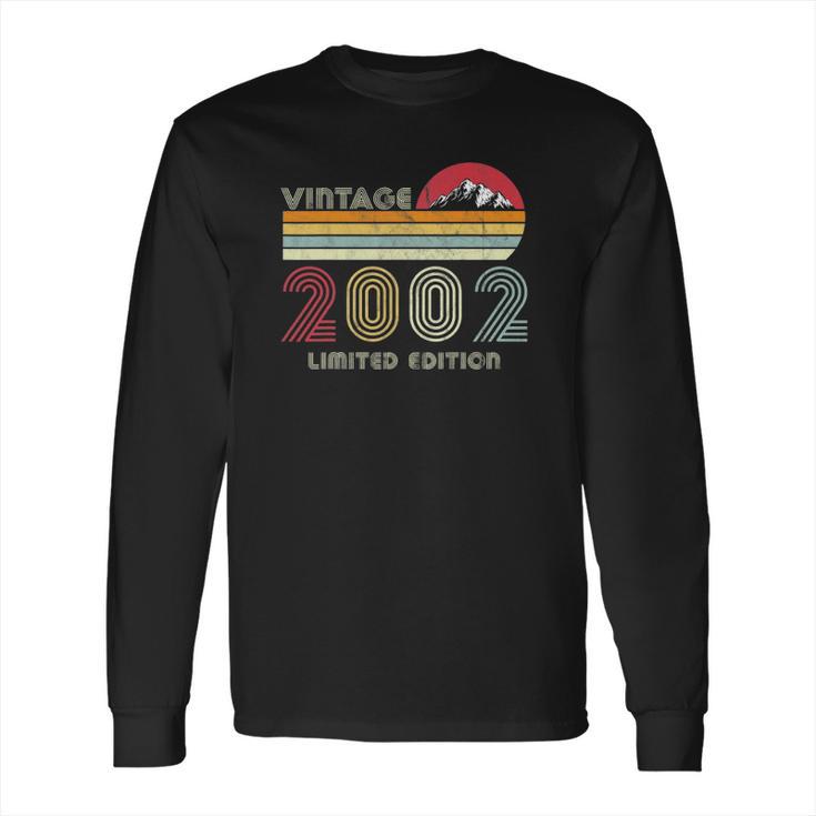 19 Years Old Gifts Vintage 2002 Limited Edition 19Th Birthday Long Sleeve T-Shirt