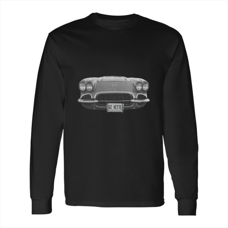 1962 Corvette Bw T-Shirts Long Sleeve T-Shirt