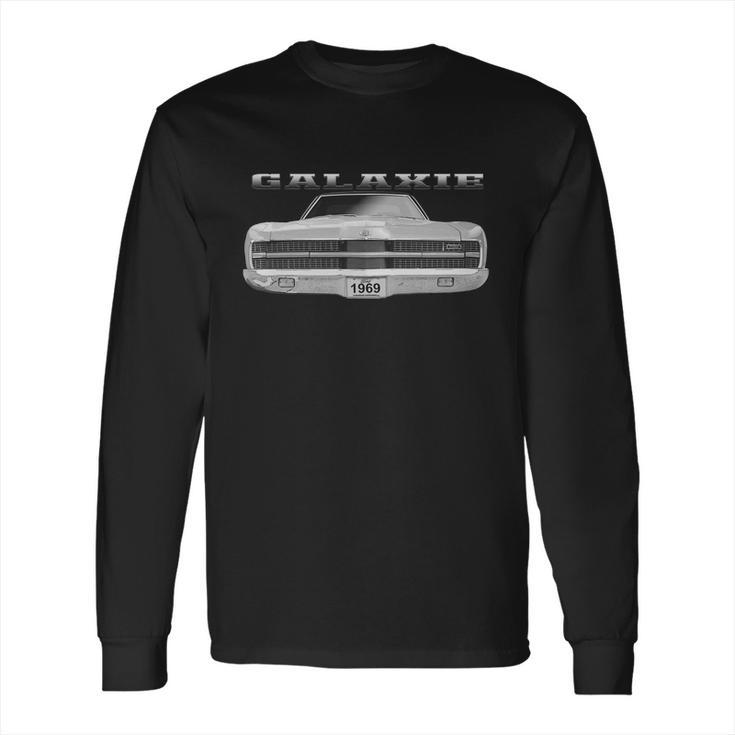 1969 Ford Galaxie Ltd Two Sided White Long Sleeve T-Shirt