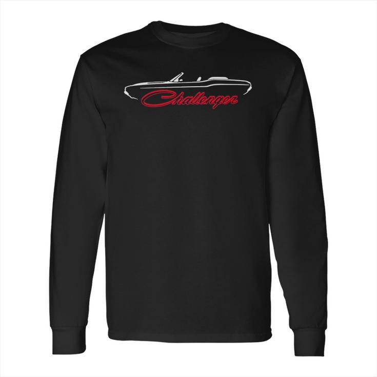 1970 1974 Dodge Challenger Convertible Long Sleeve T-Shirt