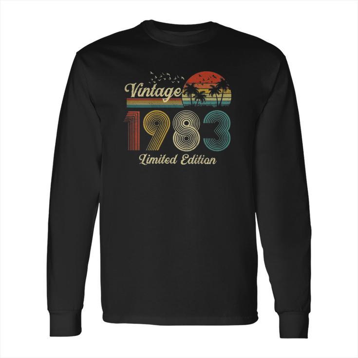 38 Years Old Gifts Vintage Classic 1983 Retro Limited Edition Long Sleeve T-Shirt