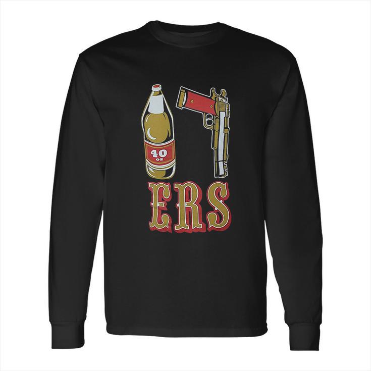 40Oz 9Mm Gold Long Sleeve T-Shirt