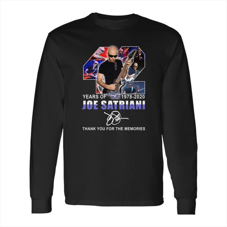 42 Years Of Joe Satriani 1978-2020 Signature Shirtn Long Sleeve T-Shirt