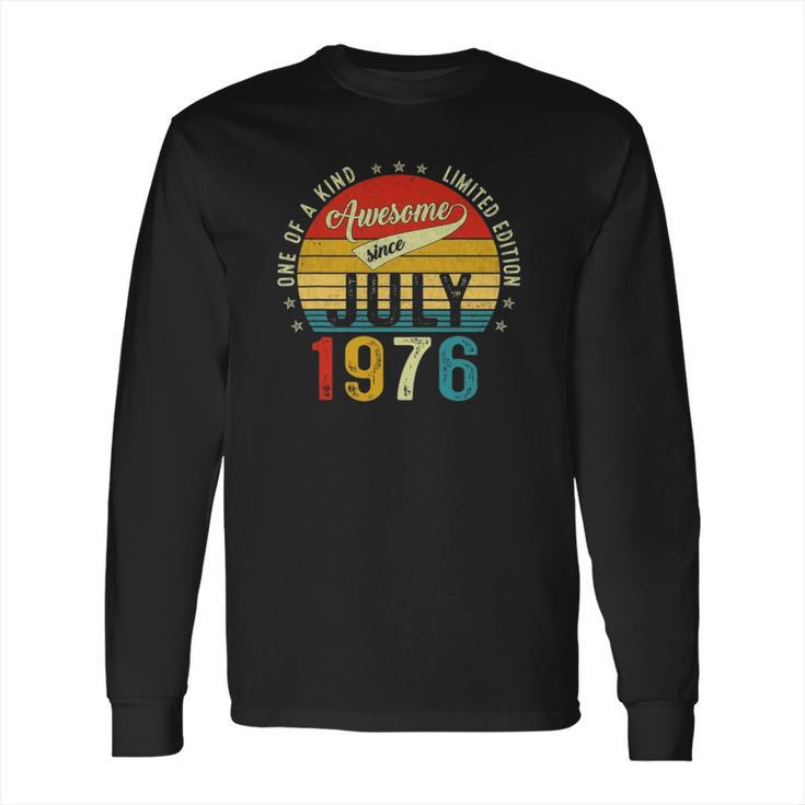 45 Years Old Vintage 1976 Limited Edition 45Th Birthday Long Sleeve T-Shirt