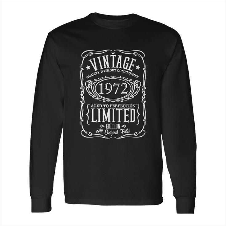 49Th Birthday Gift Vintage 1972 49 Years Old Long Sleeve T-Shirt