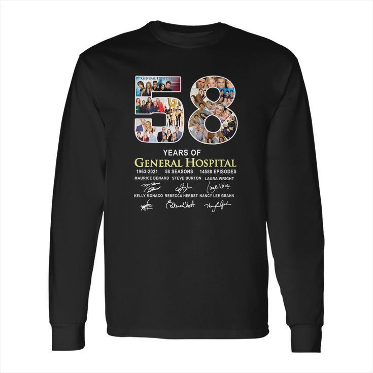 58 Years Of General Hospital 1963 2021 58 Seasons 14588 Episodes Signatures Long Sleeve T-Shirt