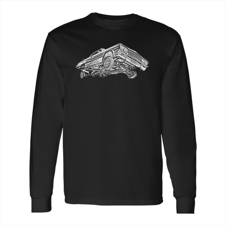 64 Lowrider Impala 3 Wheelin Long Sleeve T-Shirt