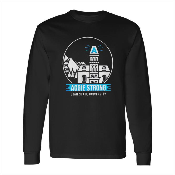 Aggie Strong Utah State University Shirt Long Sleeve T-Shirt