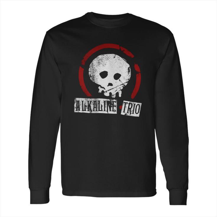 Alkaline Trio Cracked Skull T-Shirt Long Sleeve T-Shirt