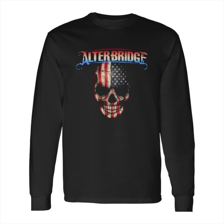 Alter Bridge Skull America T Shirt Long Sleeve T-Shirt