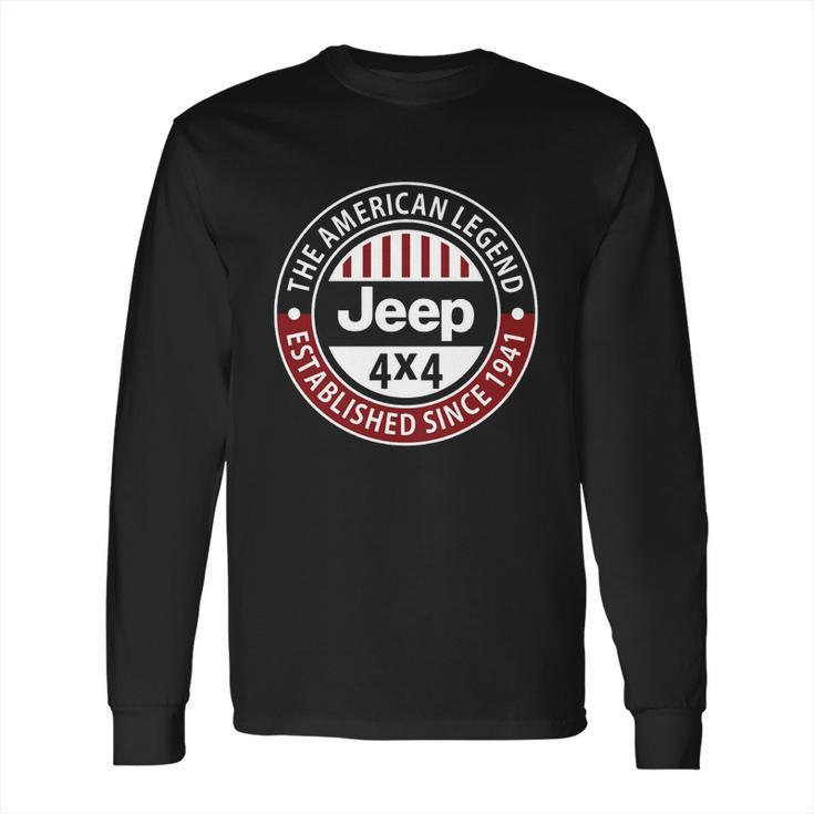 The American Legend Jeep 4X4 Shirt Long Sleeve T-Shirt