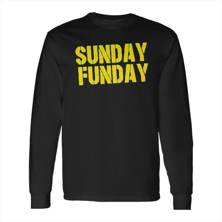 Americas Finest Apparel Green Bay Sunday Funday Long Sleeve T-Shirt