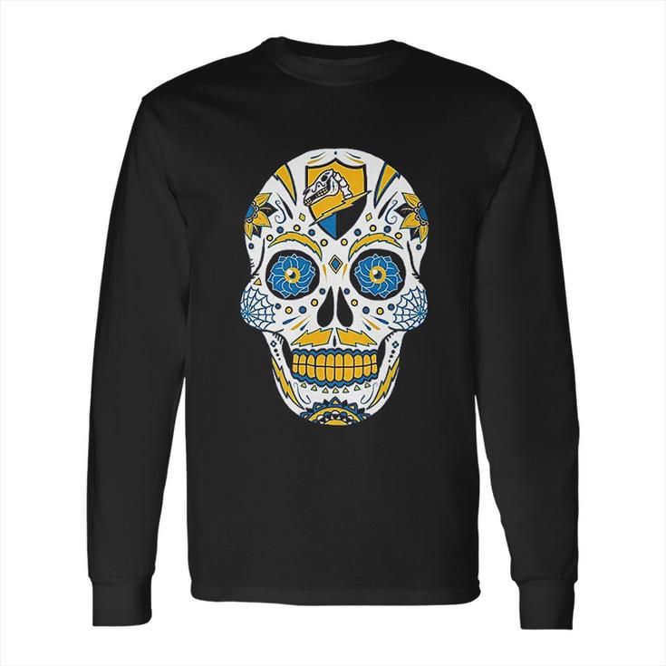 Americas Finest Los Angeles Sugar Skull Long Sleeve T-Shirt