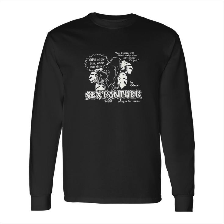 Anchorman  Panther Black Long Sleeve T-Shirt