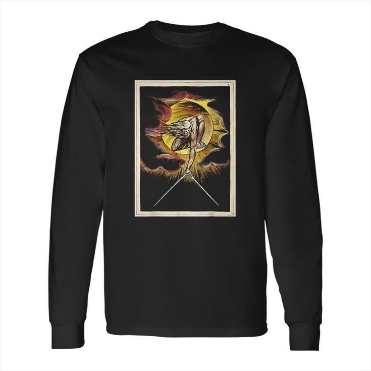 The Ancient Of Days Britain Visionary Art William Blake Long Sleeve T-Shirt