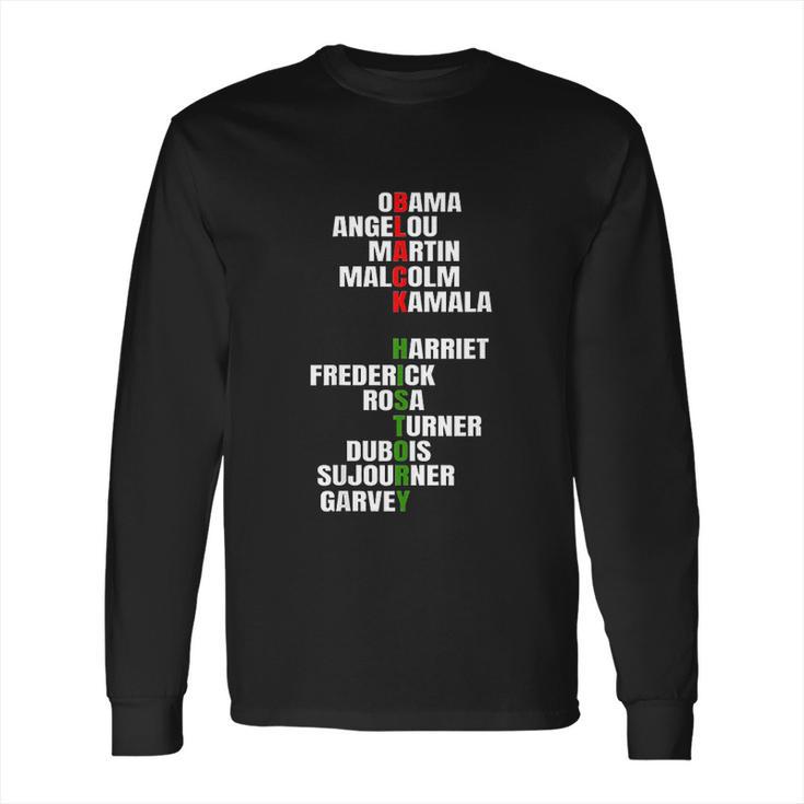 Angelou Inspirational Black History Month Gift African Long Sleeve T-Shirt