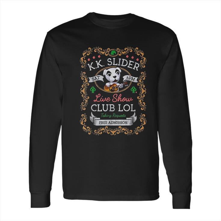 Animal Crossing Kk Slider Live Show Poster Graphic Long Sleeve T-Shirt