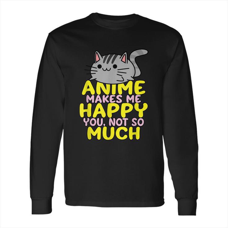 Anime Kawaii Funny Manga Otaku Weeb Senpai Long Sleeve T-Shirt