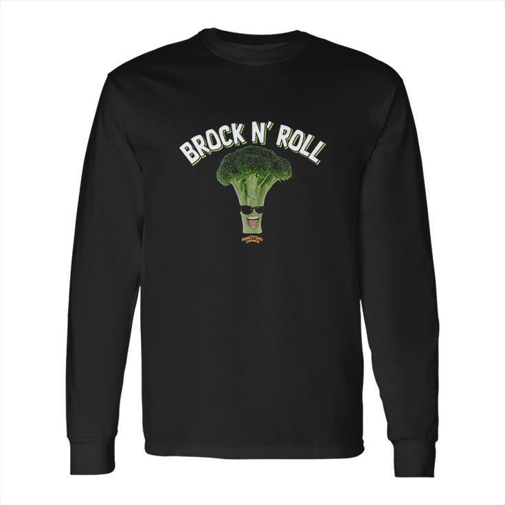 Annoying Orange Brock N Roll Broccoli Long Sleeve T-Shirt