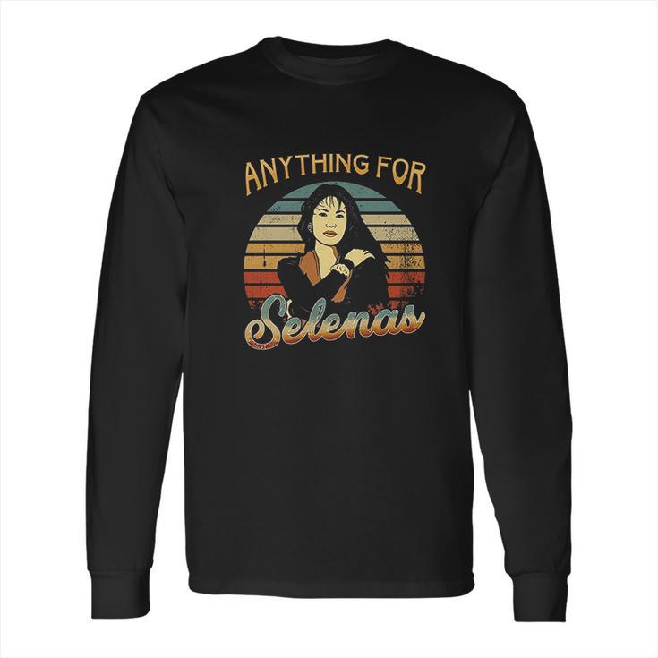 Anything For Selenas Vintage Long Sleeve T-Shirt