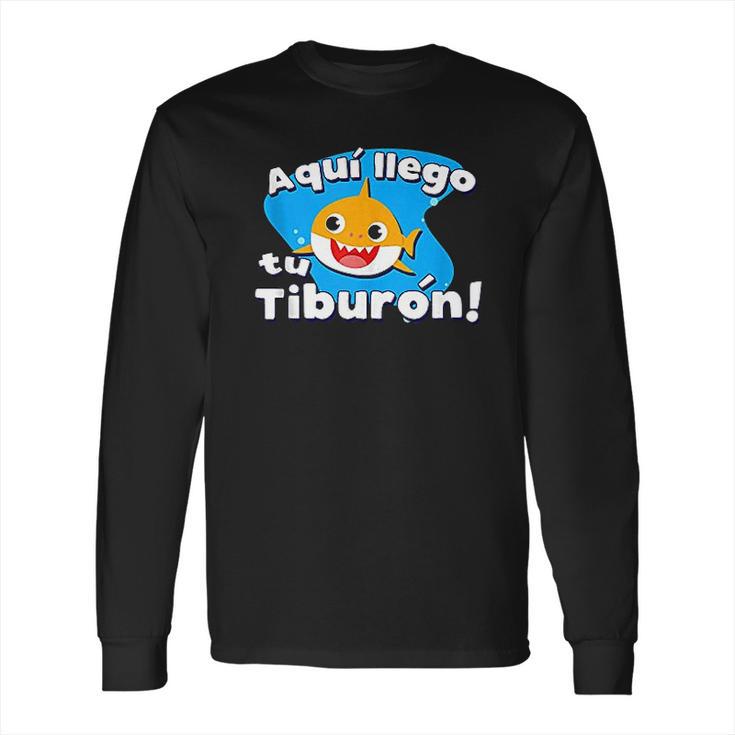 Aquí Llego Tu Tiburón  Safaera Reggaeton Bunny Style Gift Long Sleeve T-Shirt