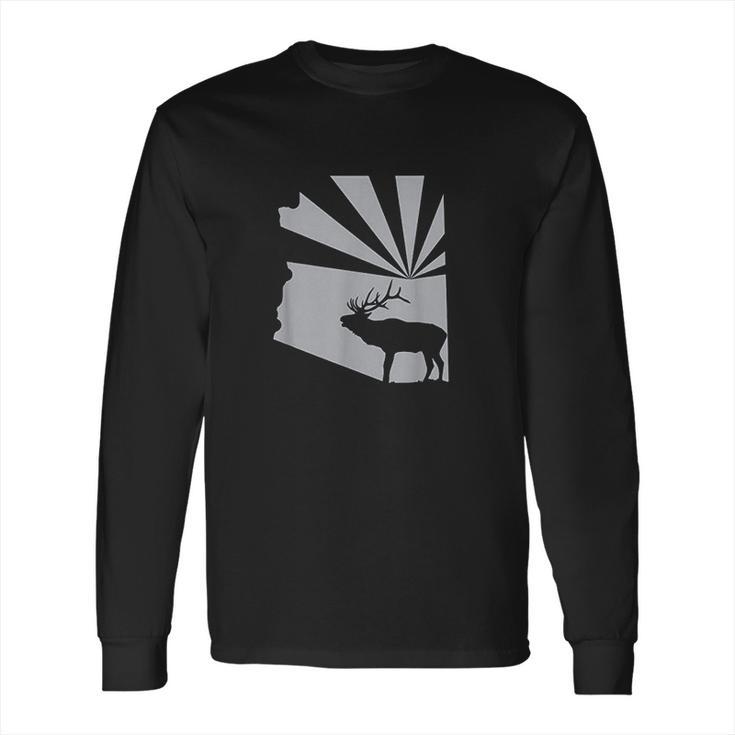 Arizona State Elk Hunting Long Sleeve T-Shirt