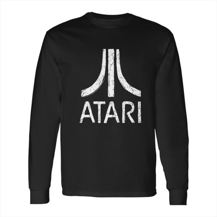 Atari Video Game Retro Logo Vintage Gaming Console Long Sleeve T-Shirt