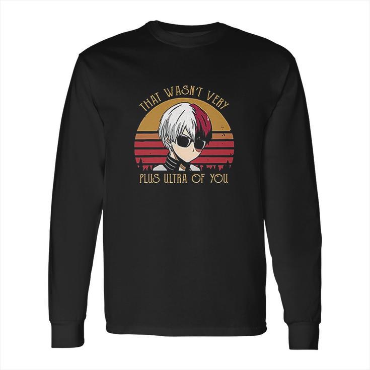 Avber My Hero Academia Izuku Midoriya Bakugo Todoroki Cosplay Funny Long Sleeve T-Shirt