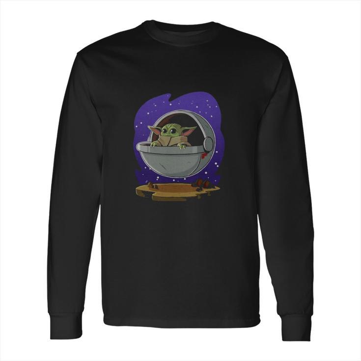 Baby Yoda Art Shirt Long Sleeve T-Shirt