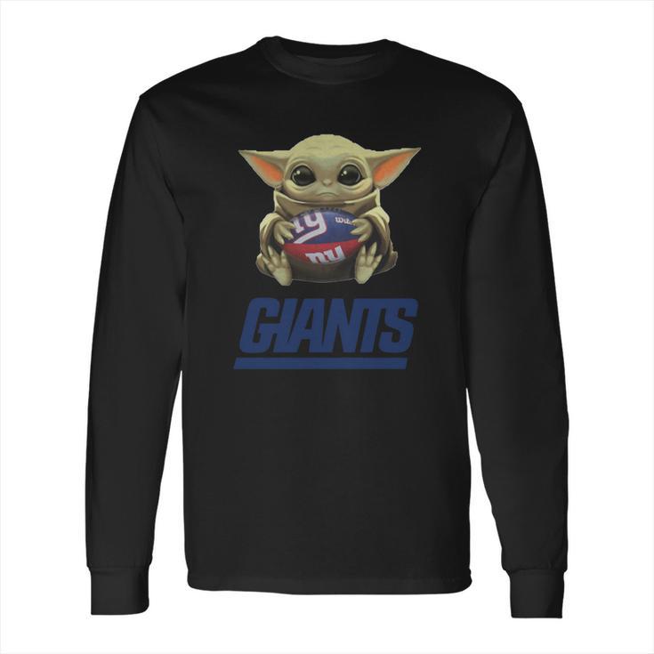 Baby Yoda Hug Giants Long Sleeve T-Shirt