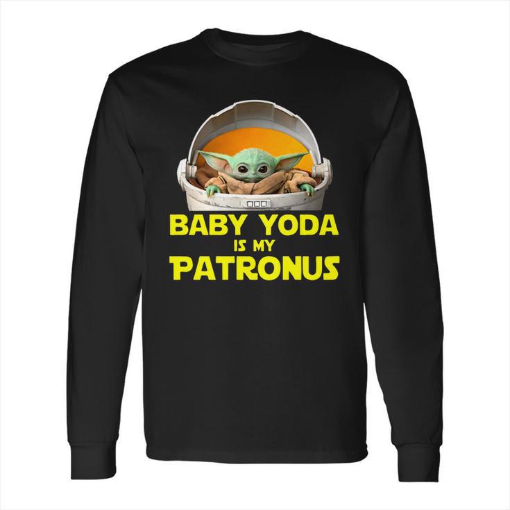 Baby Yoda The Mandalorian Is My Patronus Shirt Long Sleeve T-Shirt