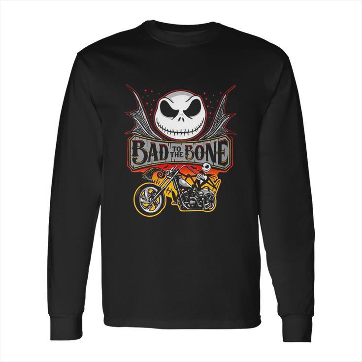 Bad To The Bone Jack Skellington Long Sleeve T-Shirt