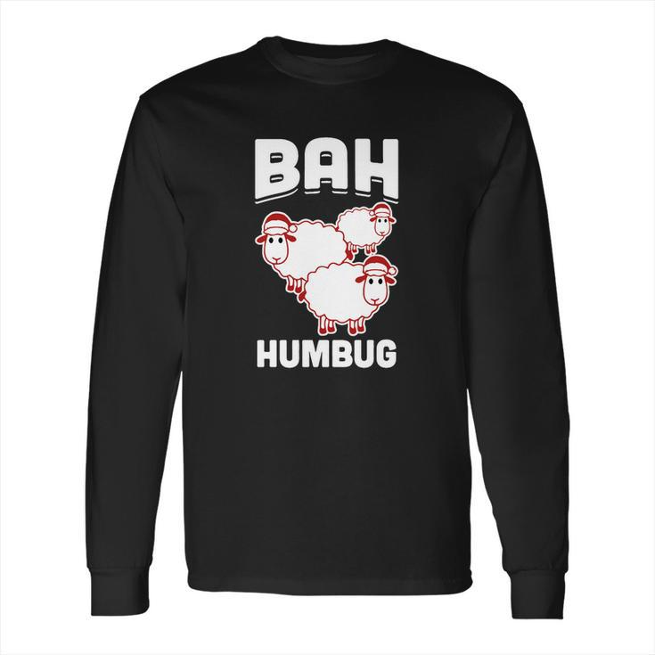 Bah Humbug Sheep Santa Hat T-Shirt Long Sleeve T-Shirt