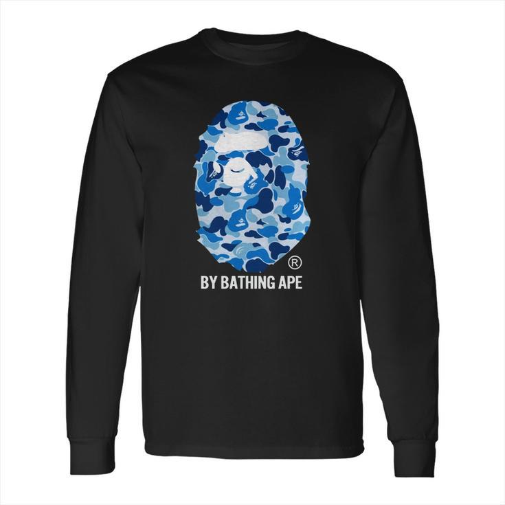 By Bape Abc Blue Camo T-Shirts Long Sleeve T-Shirt