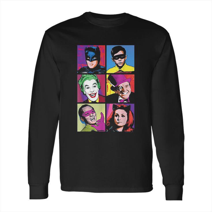 Batman Classic Tv Series Pop Cast Long Sleeve T-Shirt