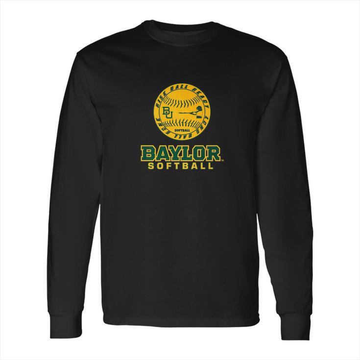 Baylor Bears Softball Rise Ball Ready  Apparel Long Sleeve T-Shirt