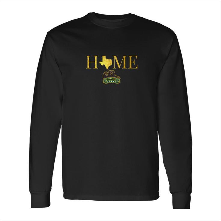 Baylor Bears Texas Home In Shiny Gold  Apparel Long Sleeve T-Shirt