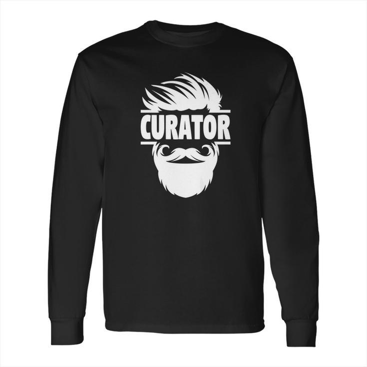 Bearded Curator Long Sleeve T-Shirt