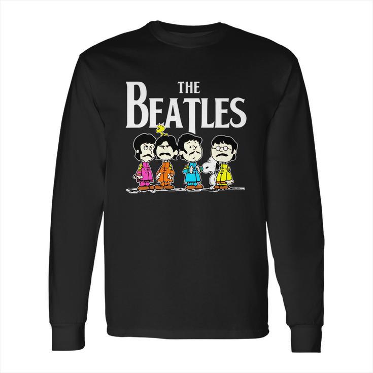 The Beatles And Snoopy Long Sleeve T-Shirt