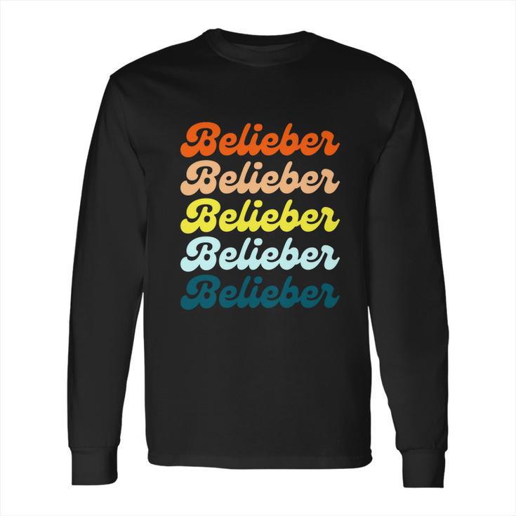 Belieber Jb Lover Trending Jb World Tour Long Sleeve T-Shirt