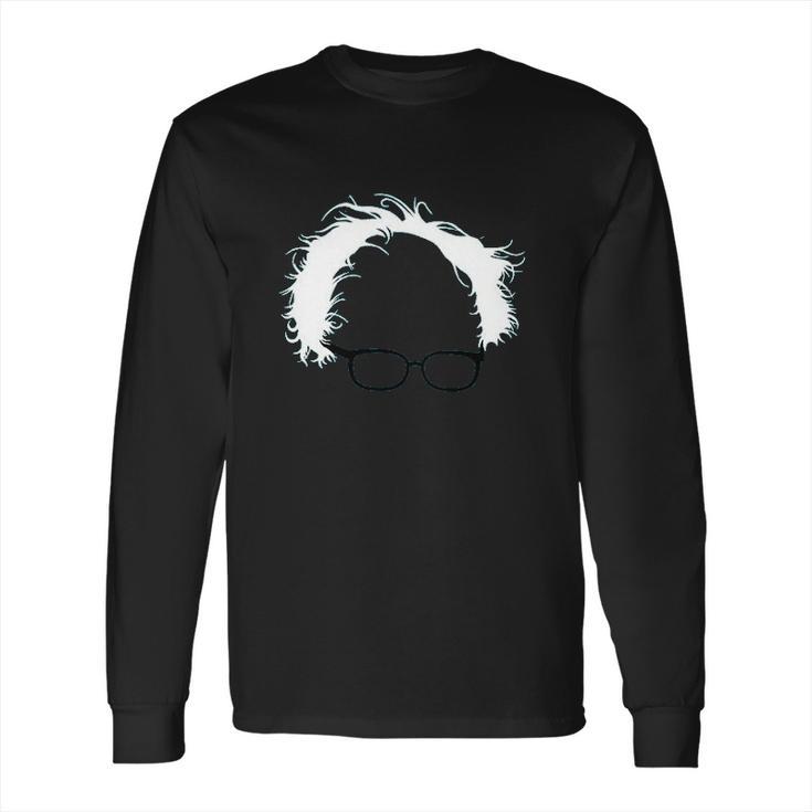 Bernie Sanders Hair And Glasses Long Sleeve T-Shirt