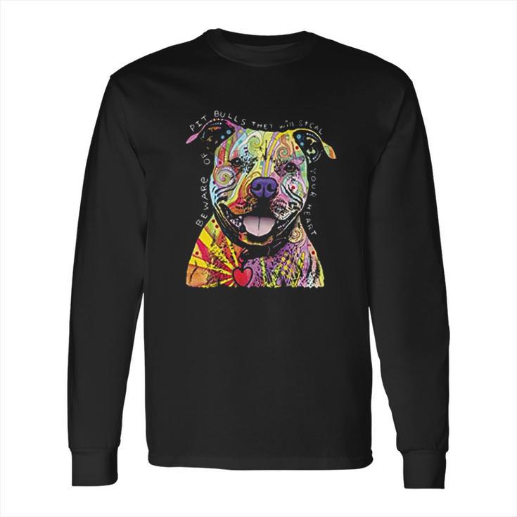 Beware Of Pit Bulls They Will Steal Your Heart Long Sleeve T-Shirt