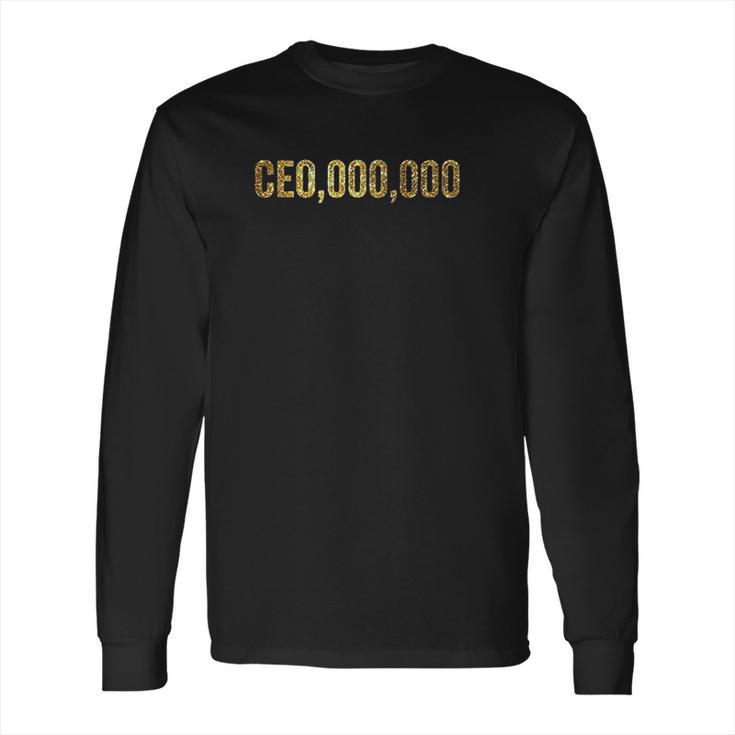 Bibox Plus Entrepreneur Ceo000000 Gold Startup Long Sleeve T-Shirt