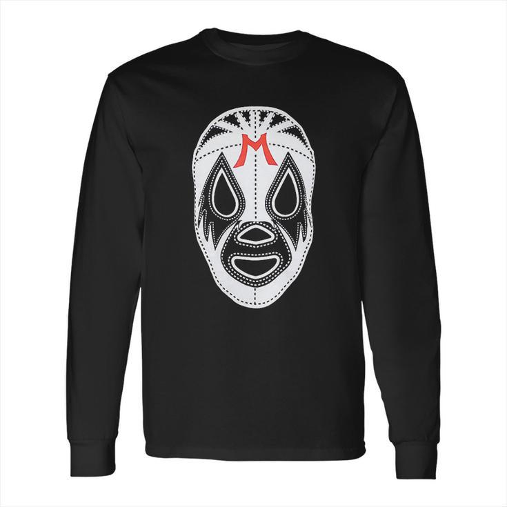 Black Mil Mascaras  Lucha Libre  Wrestling Gear Long Sleeve T-Shirt