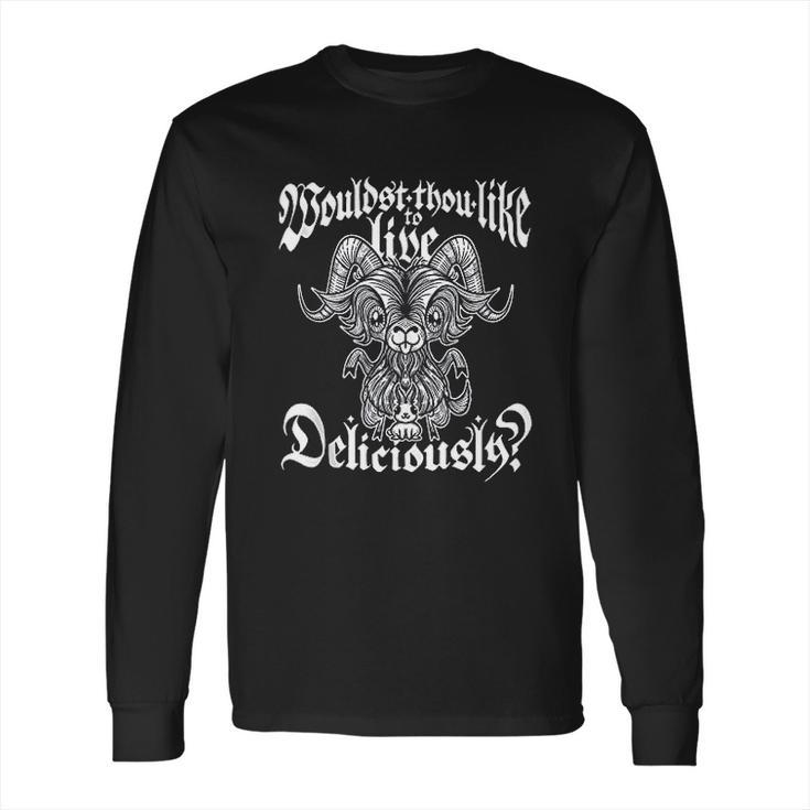 Blackcraft Cute Black Phillip Long Sleeve T-Shirt