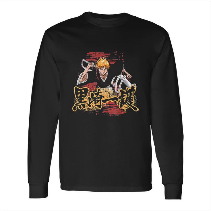 Bleach Ichigo Kanji And Symbol Long Sleeve T-Shirt