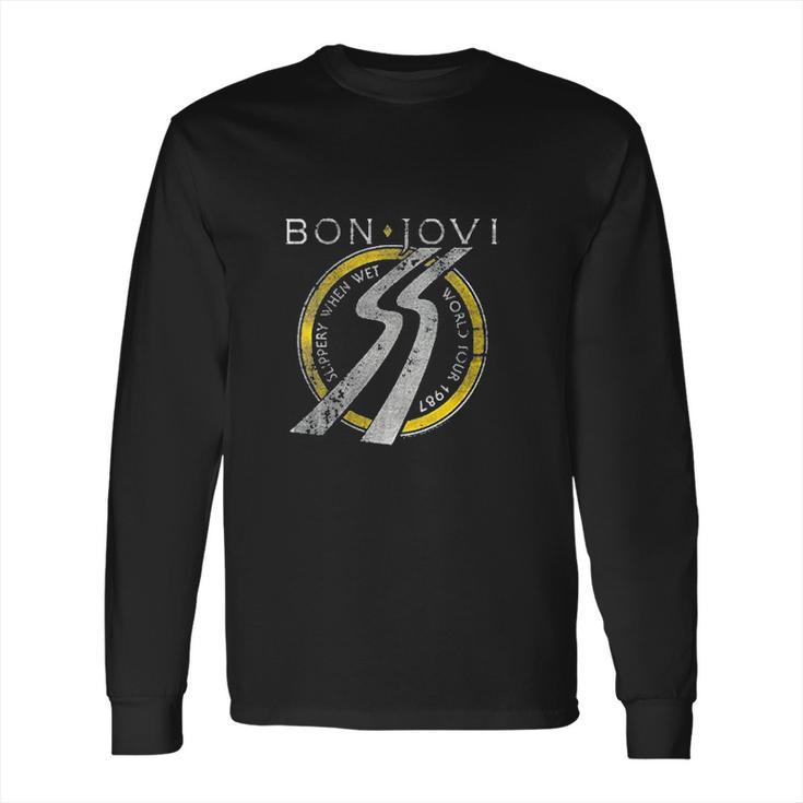 Bon Jovi Slippery When Wet World Tour Long Sleeve T-Shirt